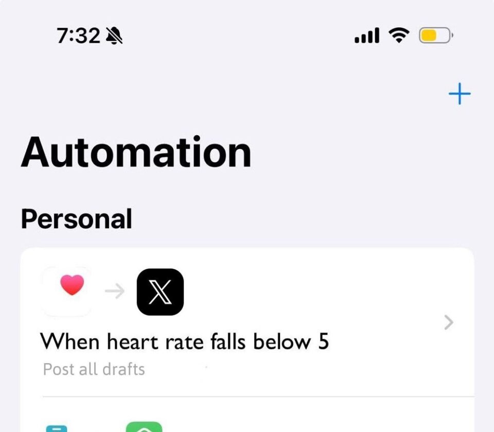 When heart rate falls below 5, Post all drafts (X)