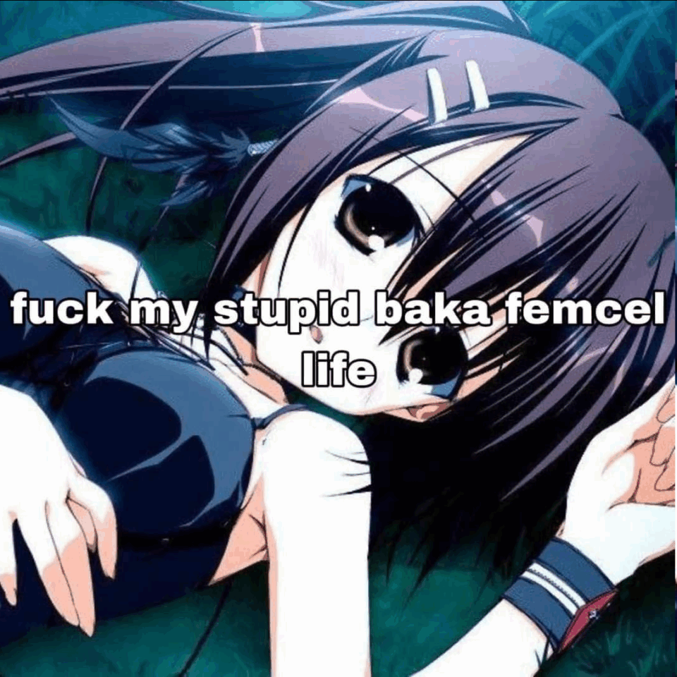 fuck my stupid baka femcel
life