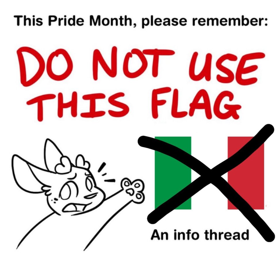 This Pride Month, please remember:
DO NOT USE
THIS FLAG
An info thread