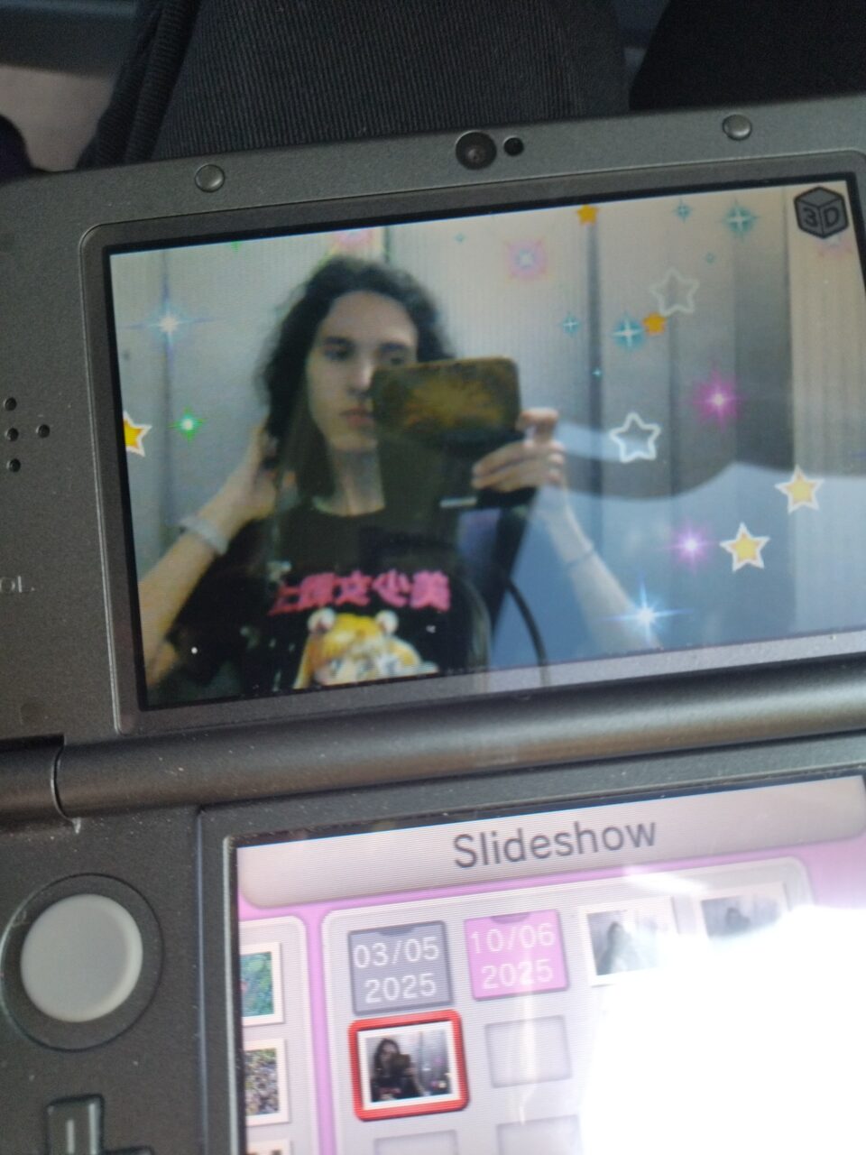 Selfie in ascensore Nintendo 3DS wow maglietta 美少女戦士セーラームーン